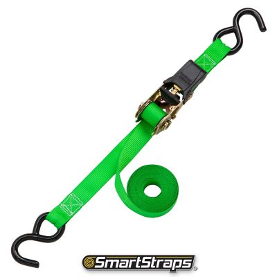 Image showing  10 ft. Padded Ratchets, 500 lb., Green, 4 pk.