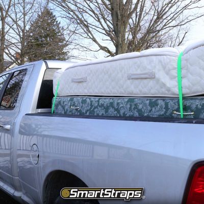 Image showing 7 th SmartStraps 10 ft. Padded Ratchets, 500 lb., Green, 4 pk.