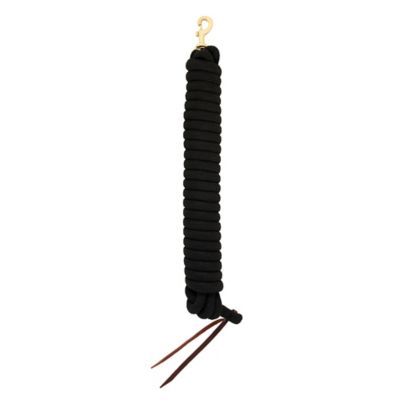 Image showing  20 ft. Braided Cotton Lunge Line with Leather Popper