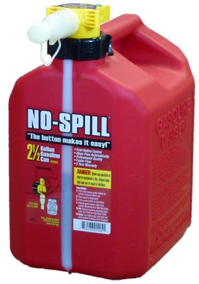 NO-SPILL 2-1/2 gal. Gas Can, CARB Compliant