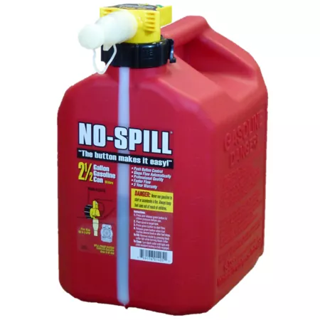 SPILL-FREE 2-1/2 gal Gas can CARB compliant Gas Cans