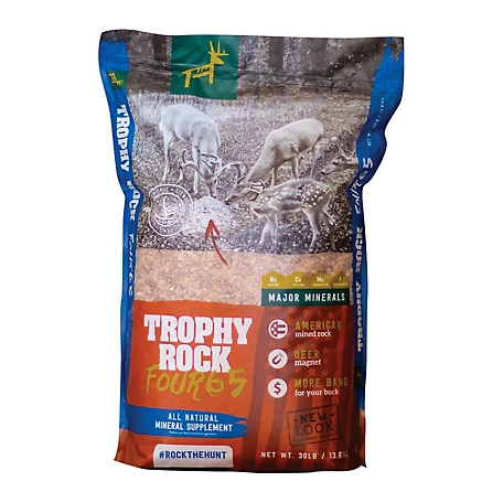 Trophy Rock Four65 All-Natural Deer Mineral Supplement and Attractant 30 lb