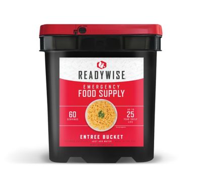 ReadyWise 60 Serving Entree Only Grab and Go Food Kit