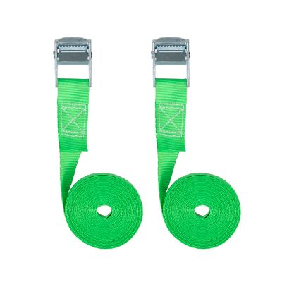 SmartStraps 1 in. x 12 in. Green Light-Duty Lashing Strap, 150 lb. Capacity, 2-Pack