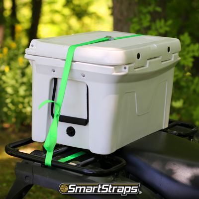Image showing 6 th SmartStraps 1 in. x 12 ft. Green Light-Duty Lashing Strap, 150 lb. Capacity, 2 pk.
