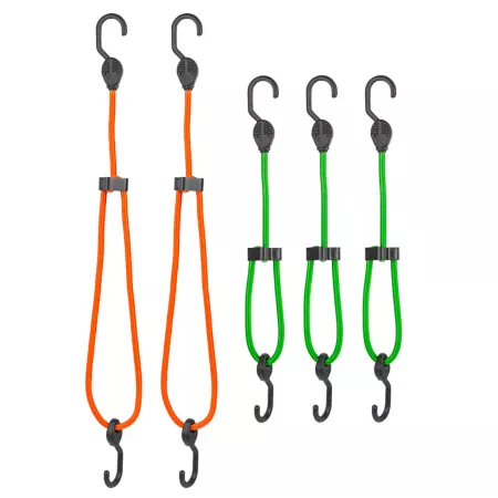 SuperStrong SmartStraps Adjustable Bungee Cord Assortment 5-Pack Bungee Cords