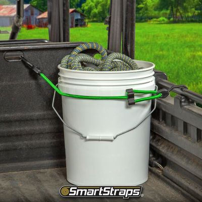 Image showing 7 th SmartStraps Assorted Adjustable SuperStrong Bungee Cords, 5 pk.