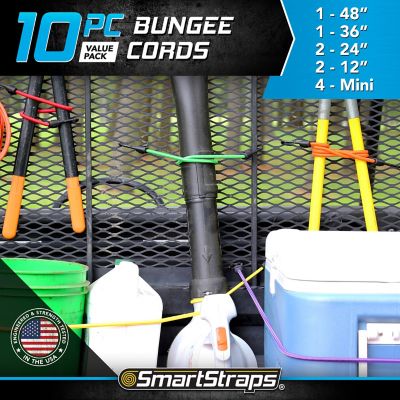 Image showing  Assorted Standard Bungee Cords, 10 pk.