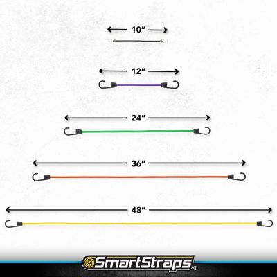 Image showing  Assorted Standard Bungee Cords, 10 pk.