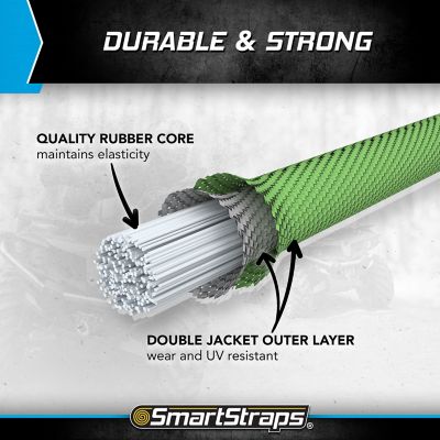 Image showing 6 th SmartStraps Assorted Standard Bungee Cords, 10 pk.