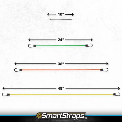 Image showing 7 th SmartStraps Assorted Standard Bungee Cords, 20 pk.