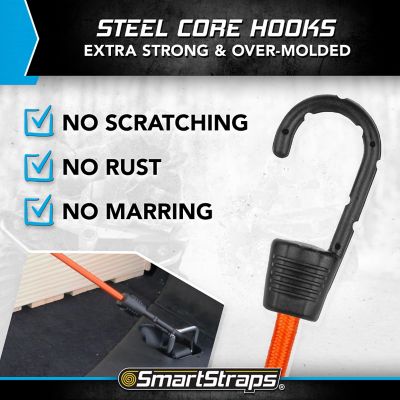 Image showing 8 th SmartStraps Assorted Standard Bungee Cords, 20 pk.