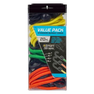 Image showing 9 th SmartStraps Assorted Standard Bungee Cords, 20 pk.