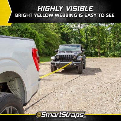 Image showing 7 th SmartStraps 2 in. x 20 ft. Tow Strap with Loop Ends, 5,667 lb. Safe Work Load
