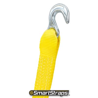 Image showing  2 in. x 20 ft. Tow Strap with Hook Ends, 3,000 lb. Safe Work Load