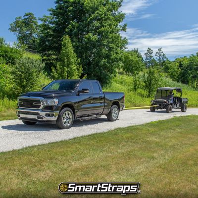 Image showing 8 th SmartStraps 2 in. x 20 ft. Tow Strap with Hook Ends, 3,000 lb. Safe Work Load