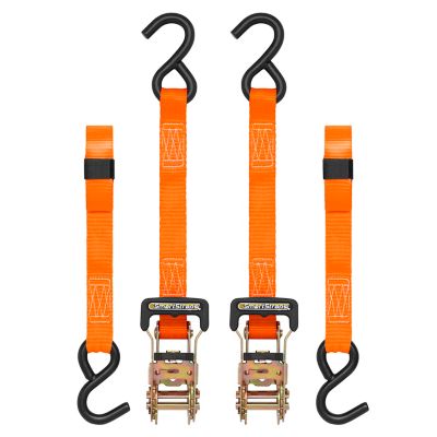 SmartStraps 10 ft. Orange Padded Heavy-Duty Ratchet, 1,000 lb., 2-Pack, 140