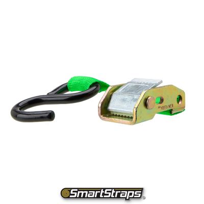 Image showing  1 in. x 10 ft. Green Cambuckle Strap, 300 lb. Capacity, 4 pk.