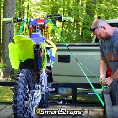 Image showing 5 th SmartStraps 1 in. x 10 ft. Green Cambuckle Strap, 300 lb. Capacity, 4 pk.