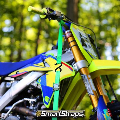 Image showing 8 th SmartStraps 1 in. x 10 ft. Green Cambuckle Strap, 300 lb. Capacity, 4 pk.