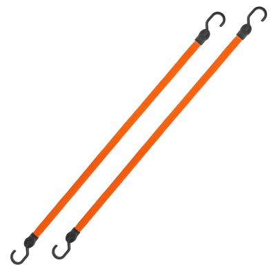 SmartStraps 36 in. Orange Flat Strap Bungee, 2-Pack