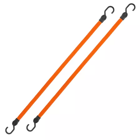 SmartStraps 36" Orange Flat Strap Elastic 2 Pack Bungee Cords