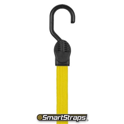 Image showing  48 in. Flat Strap Bungee Cords, Yellow, 2 pk.