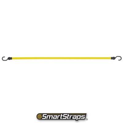 Image showing  48 in. Flat Strap Bungee Cords, Yellow, 2 pk.