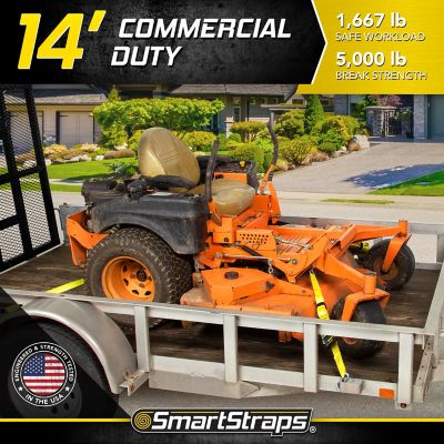 Image showing  1.5 in. x 14 ft. Premium RatchetX Tie Down Strap, 1,667 lb., Yellow