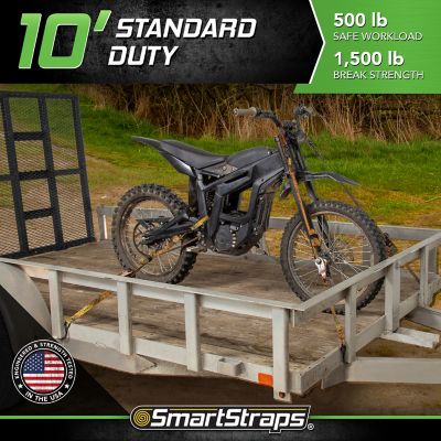 Image showing  10 ft. Ratchet Tie Downs, 1,500 lb., CamoX, Open Handle, 2-Pack