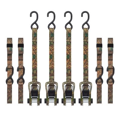 SmartStraps 14 ft. Camouflage RatchetX Tie Down, 500 lb., 4-Pack, 1958