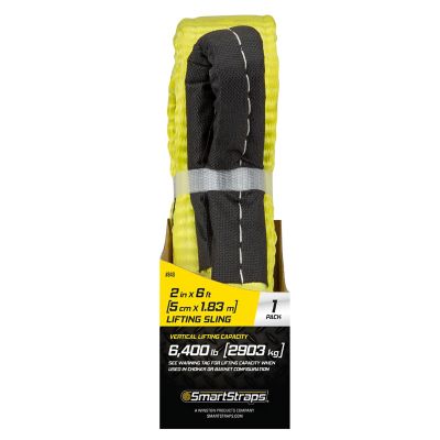 Image showing 9 th SmartStraps 2 in. x 6 ft. 2-Ply Webbing Sling, 6,400 lb. Capacity