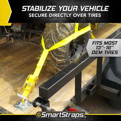 Image showing 6 th SmartStraps Tire Bonnet with Snap Hooks, 3,333 lb.