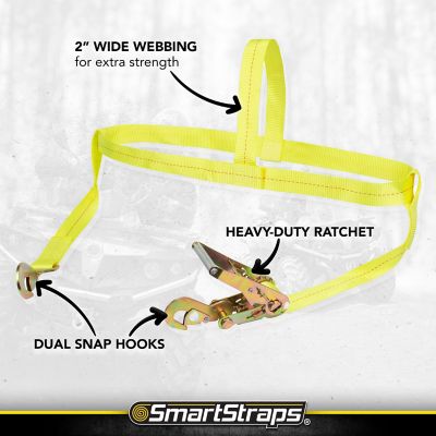 Image showing 7 th SmartStraps Tire Bonnet with Snap Hooks, 3,333 lb.