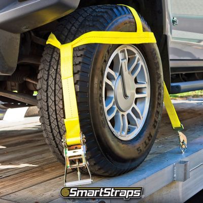 Image showing 8 th SmartStraps Tire Bonnet with Snap Hooks, 3,333 lb.