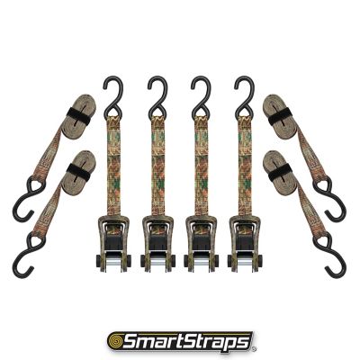 Image showing  1.25 in. x 14 ft. RatchetX Tie Down, 1,000 lb., Orange Camouflage, 4 pk.