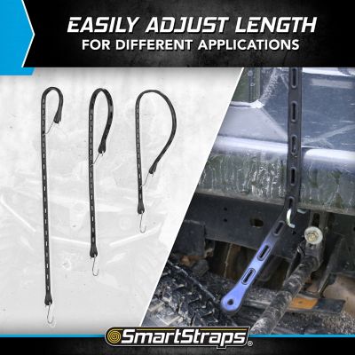 Image showing 8 th SmartStraps 34 in. Adjustable Rubber Tarp Straps, 5 pk.