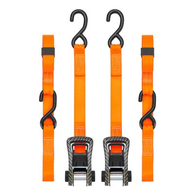 SmartStraps 1.25 in. x 10 ft. Premium CarbonX Tie Down, 1,000 lb., Orange, 2-Pack