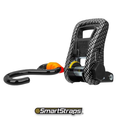 Image showing  1.25 in. x 10 ft. Premium CarbonX Tie Down, 1,000 lb., Orange, 2 pk.