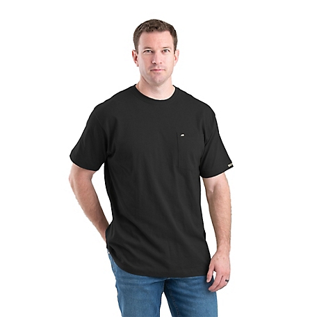 Men's Heavyweight Cotton Short Sleeve Pocket T-Shirt