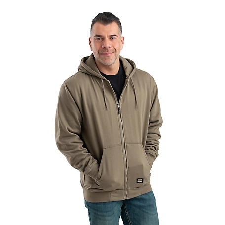 Berne Heritage Thermal-Lined Zip-Front Hooded Sweatshirt