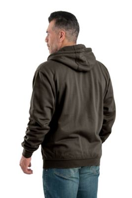 Image showing Berne Heritage Thermal-Lined Zip-Front Hoodie