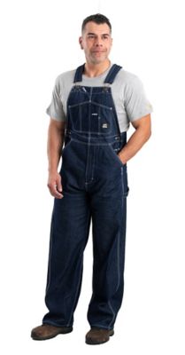 Image showing 2 th Berne Men's Heritage Unlined Denim Bib Overalls