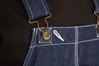 Image showing 5 th Berne Men's Heritage Unlined Denim Bib Overalls