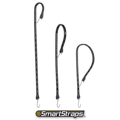 Image showing  34 in. Adjustable Rubber Tarp Straps, 2-Pack