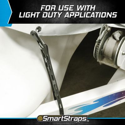 Image showing 8 th SmartStraps 34 in. Adjustable Rubber Tarp Straps, 2 pk.
