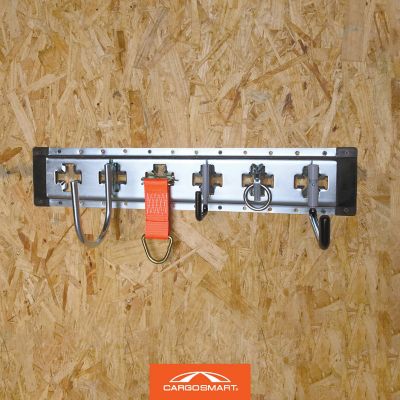 Image showing  2 in. x 6 in. 2000 lb Rope Ring X-Track/E-Track Tie Down Strap, Orange