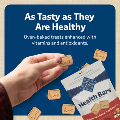 Image showing 5 th Blue Buffalo Health Bars Bacon, Egg and Cheese Biscuits Crunchy Dog Treats, 16 oz.