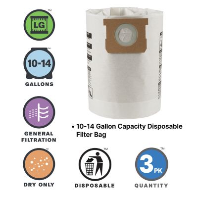 Image showing  5-12 gal. Tear Resistant Collection Bags, 2 ct.