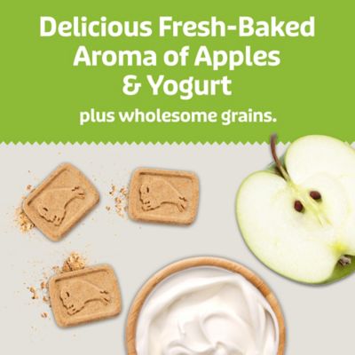 Image showing  Health Bars Apples and Yogurt Biscuits Crunchy Dog Treats, 16 oz.